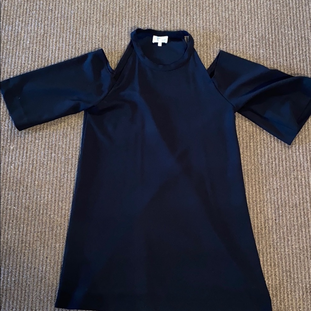 Foxiedox Cutout Black Mini Dress